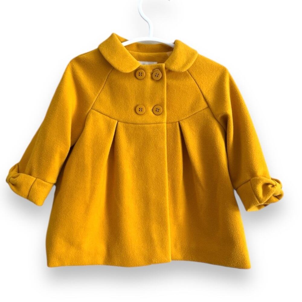 Mayoral Newborn Yellow Formal Coat - 4-6 months